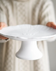 Cake Stand with Decorative Flower Design