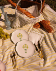 Provence Lavender Scalloped Starter Plate