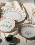 (Set of 6) Magari 10.23" Stoneware Dinner Plate