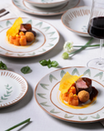 (Set of 6) Magari 10.23" Stoneware Dinner Plate