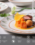 (Set of 6) Magari 10.23" Stoneware Dinner Plate