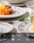 (Set of 6) Magari 7.63" Stoneware Dessert Plate