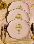 Provence Lavender Scalloped Starter Plate