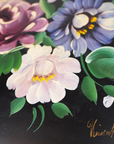 Hand Painted Floral Tray