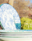 Charming Bloom Blue Plate
