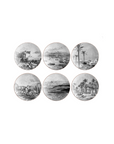(Set of 6) Lebanon Porcelain Bread Plates