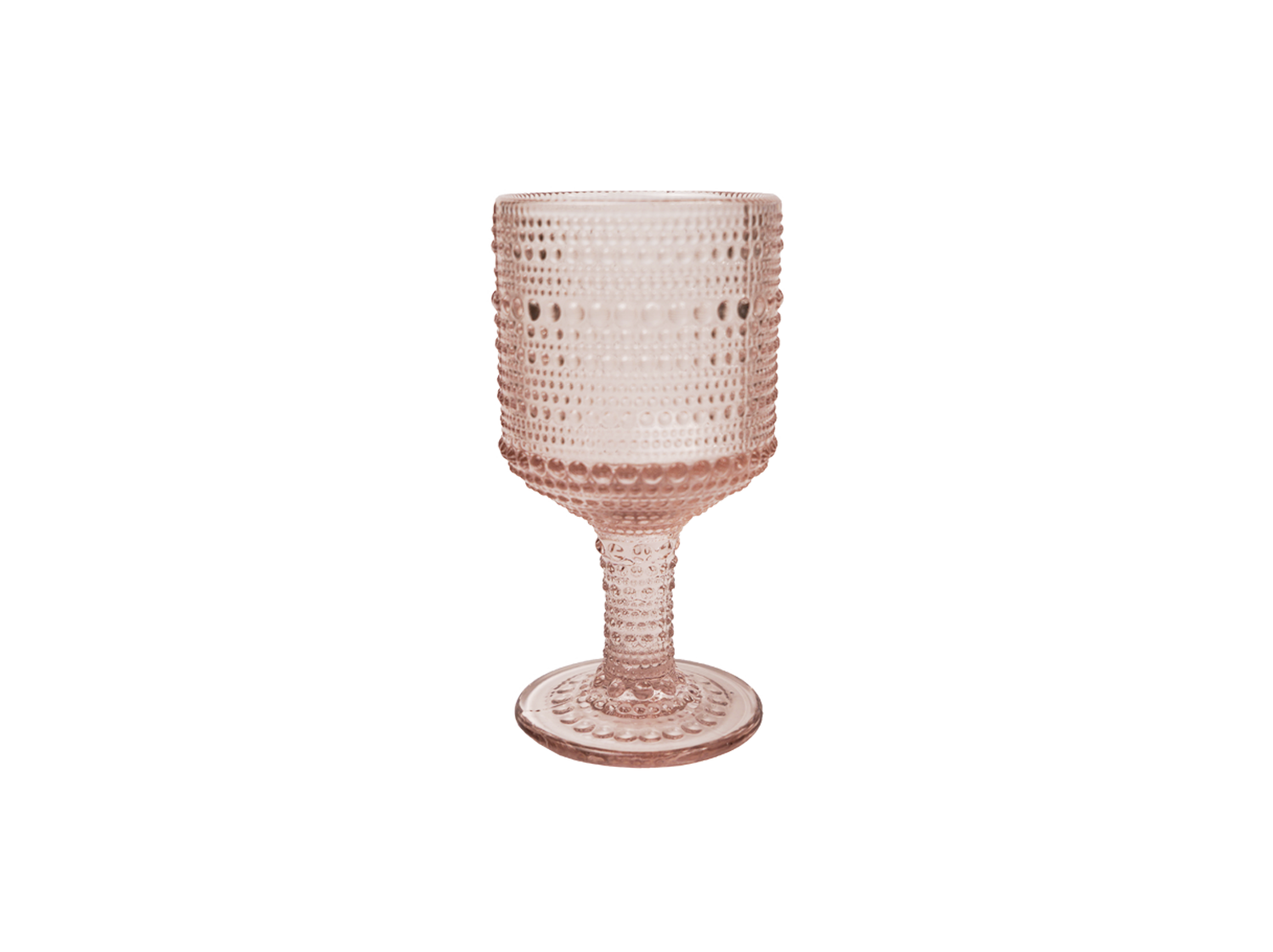 Vintage Style Pink Glassware Tumbler