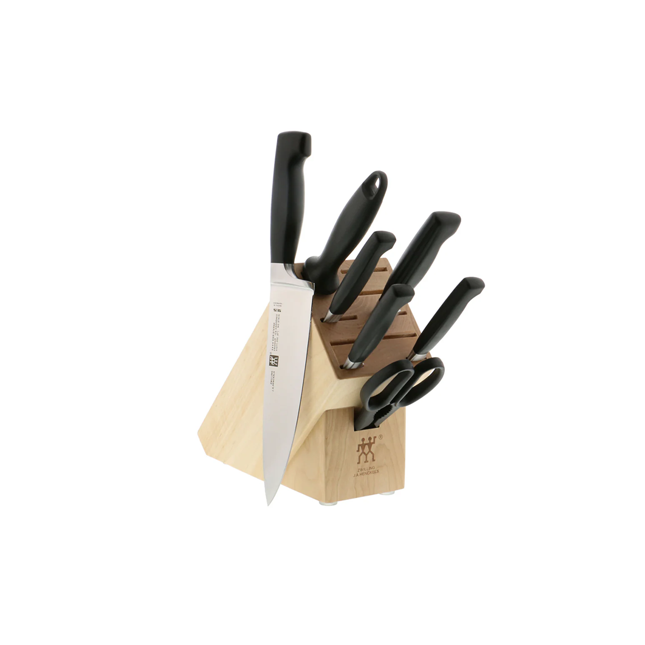 8-pc, Knife block set, natural