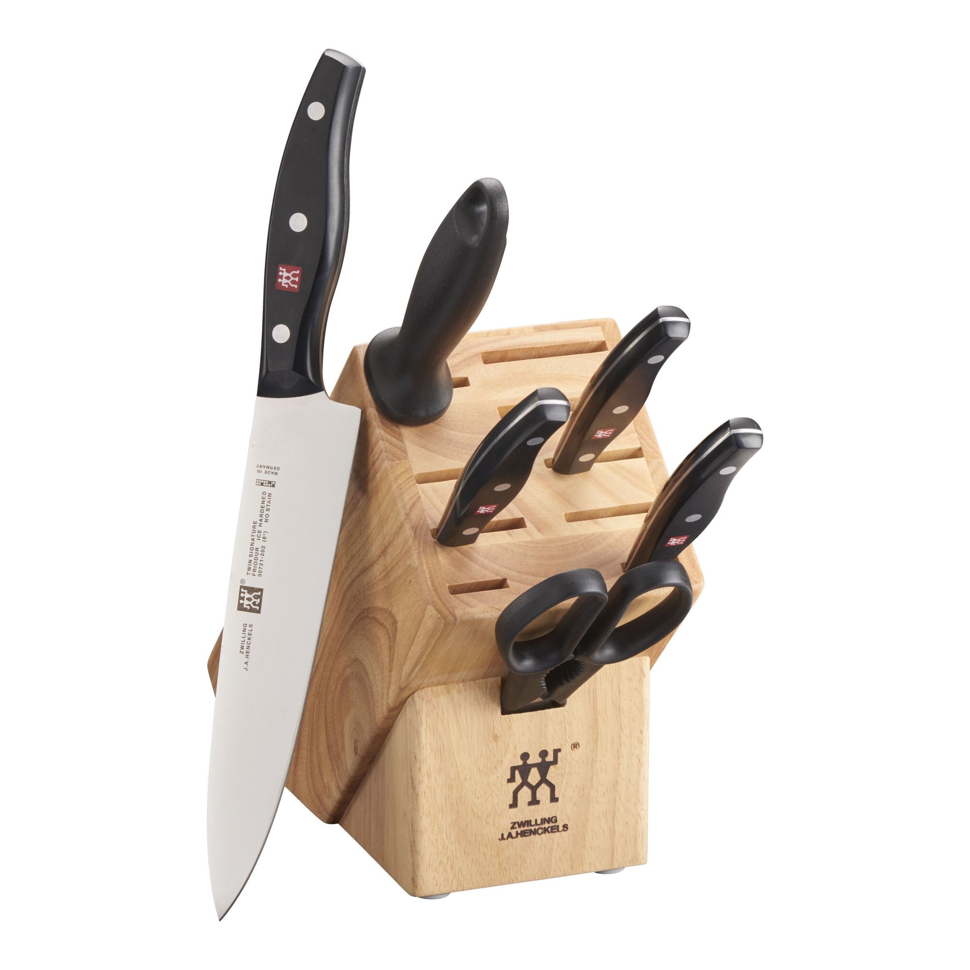 ZWILLING TWIN Signature 7-pc, Knife block set, natural